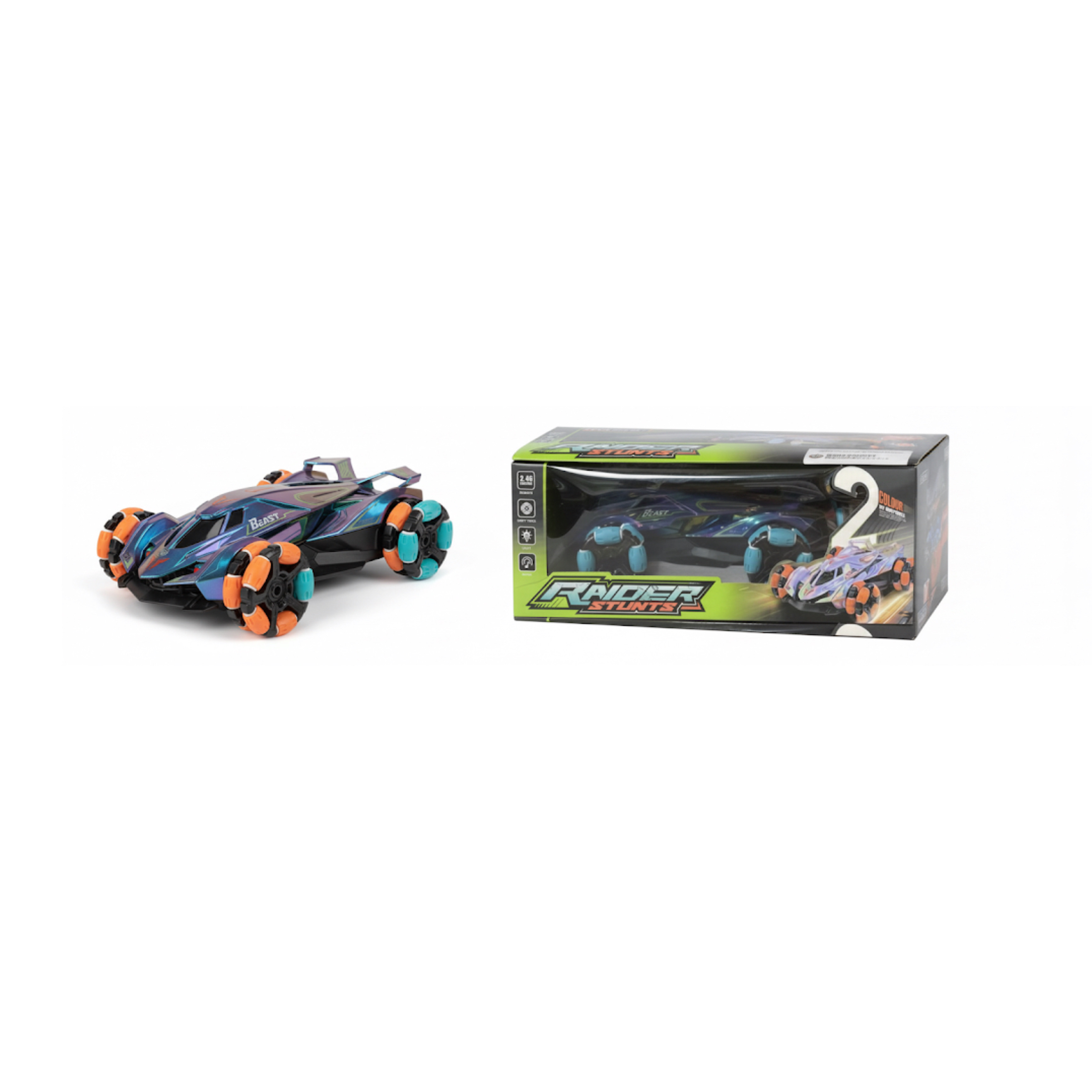 2.4GHz Color-Shifting Raider Stunt Car