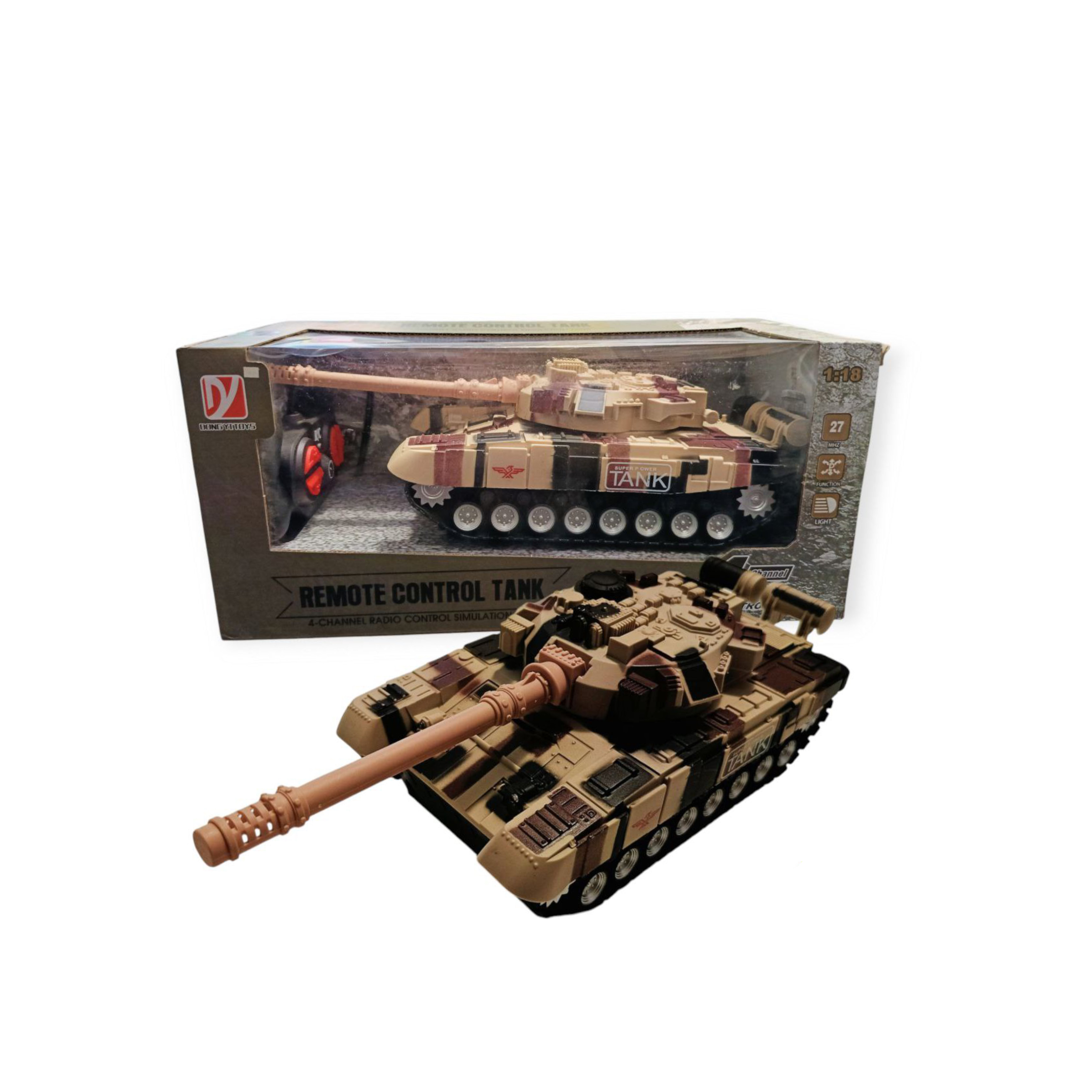 4-Channel RC Military Tank