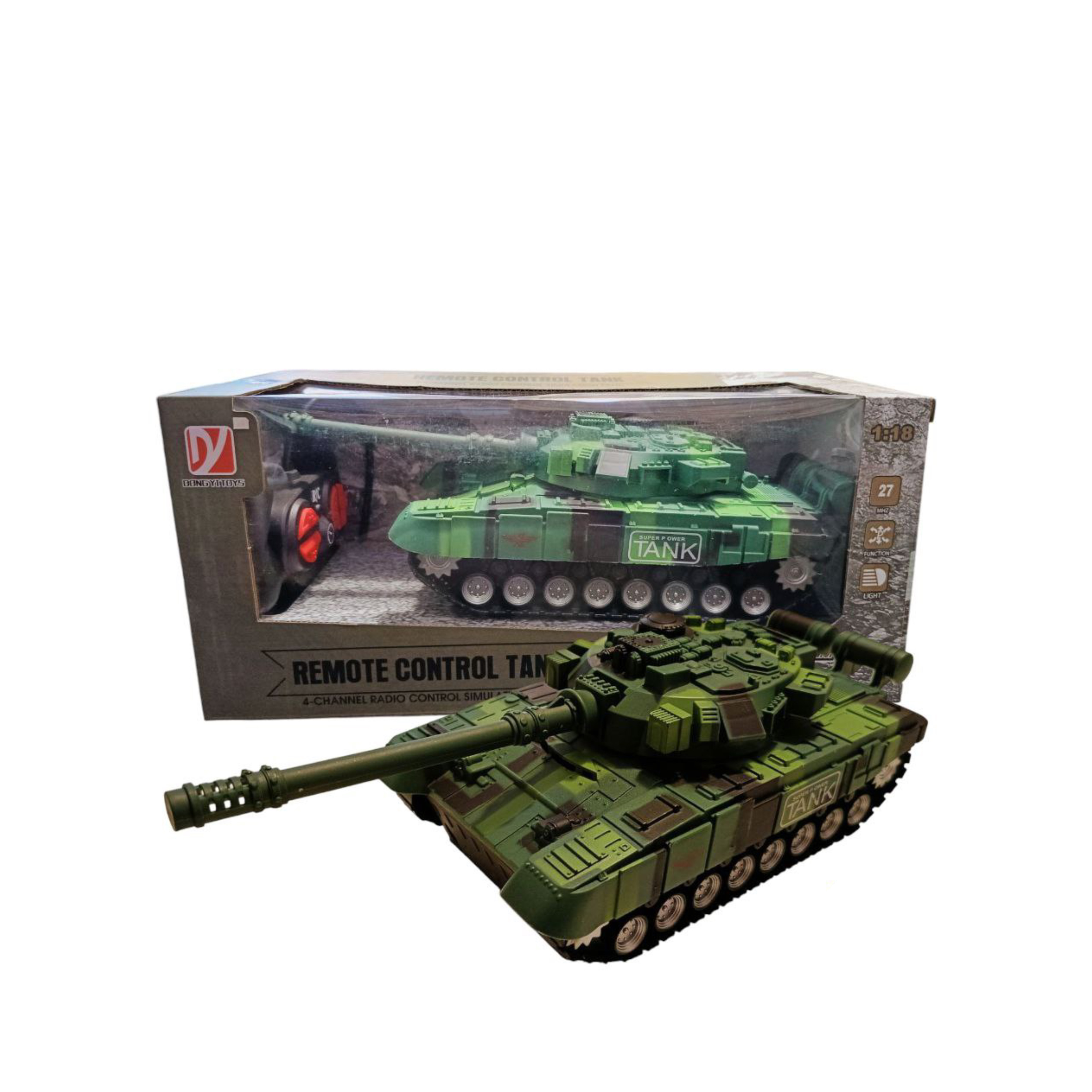 4-Channel RC Military Tank