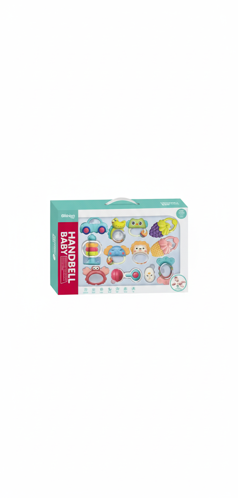 Handbell Baby Rattle Set