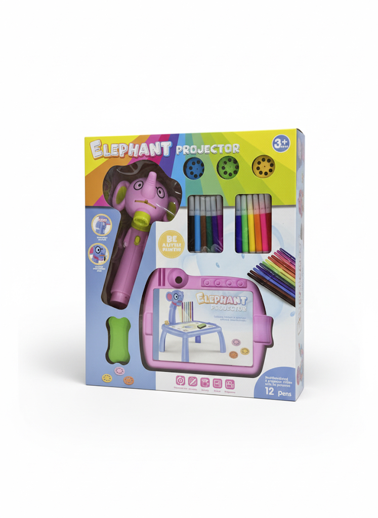 The Elephant Projector Art Desk