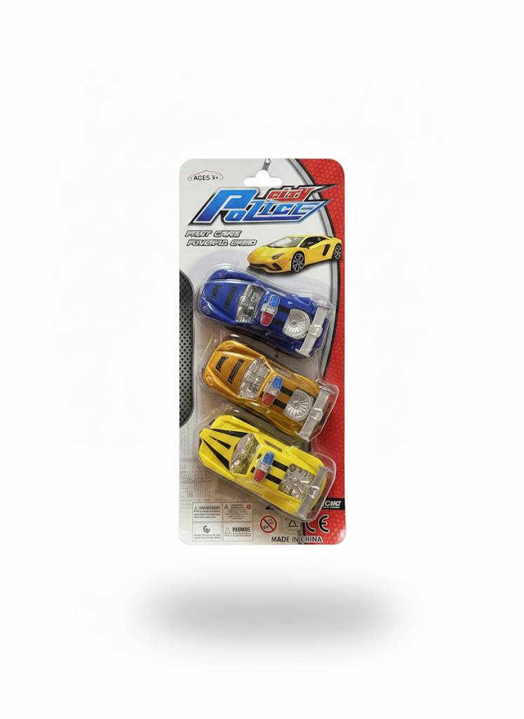 City Police Fast Cars 3-Pack