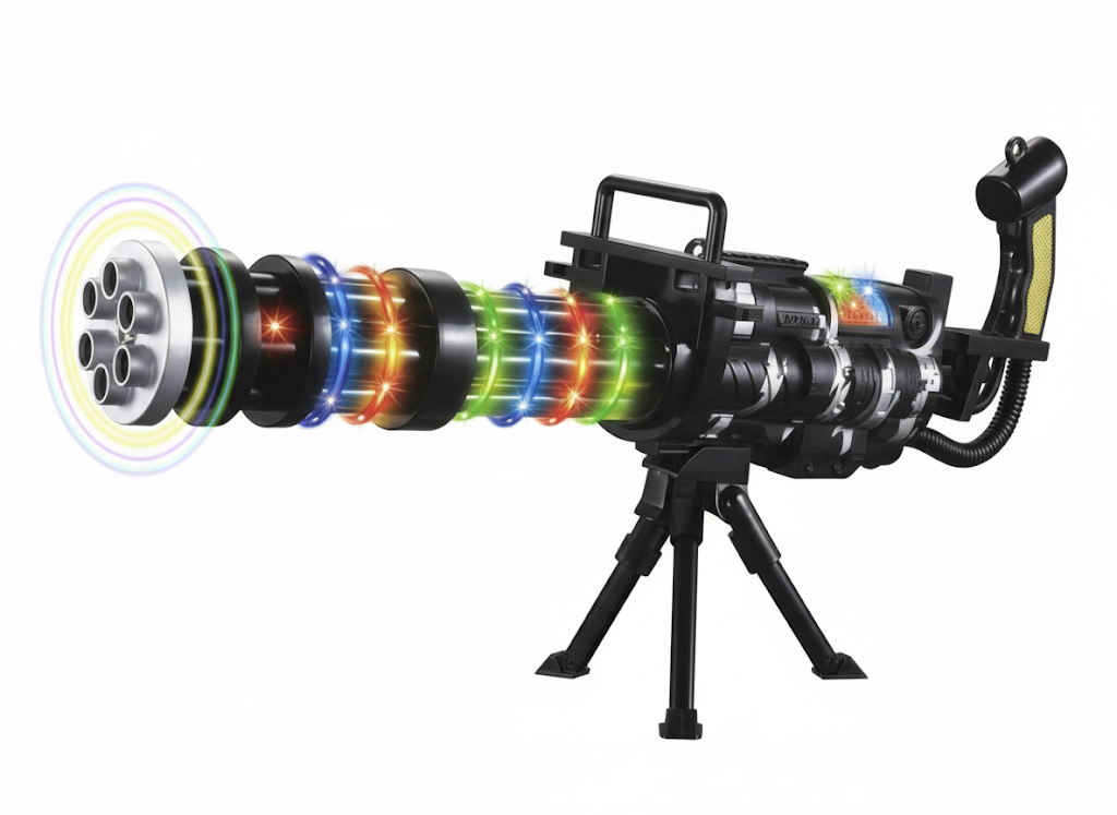 M134 Vanguard Laser Light Gatling Toy Gun