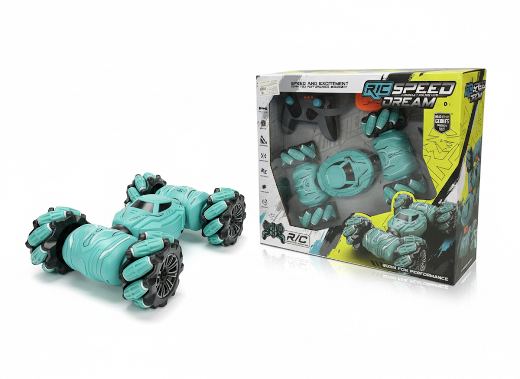 Dual-Sided Transforming Stunt RC Car