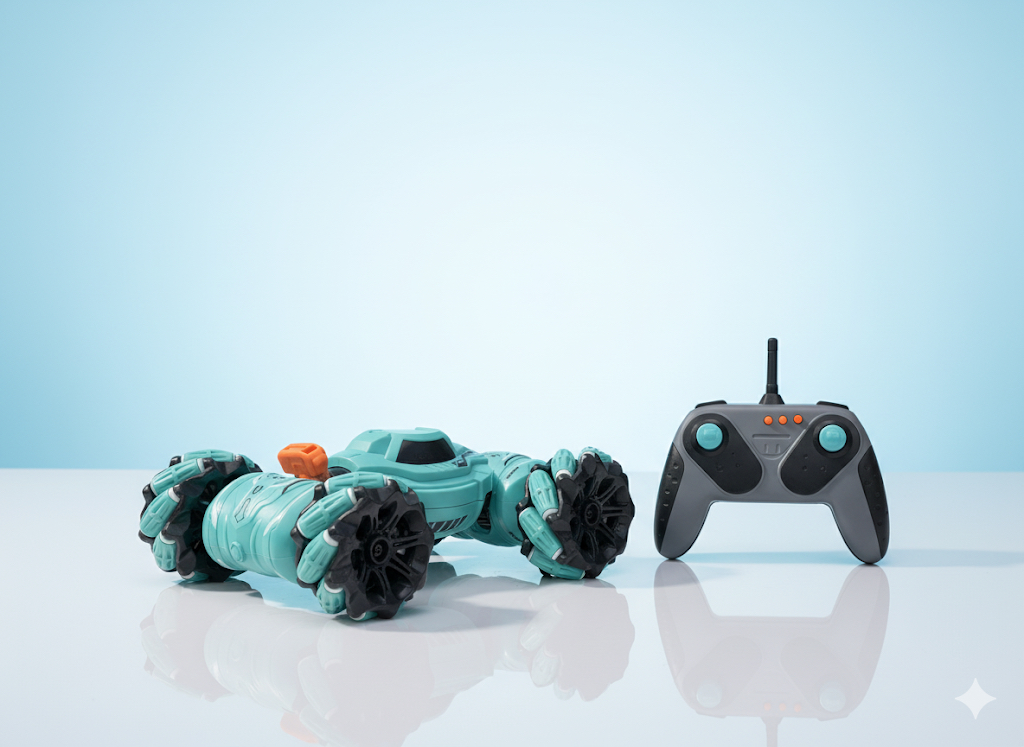 Dual-Sided Transforming Stunt RC Car