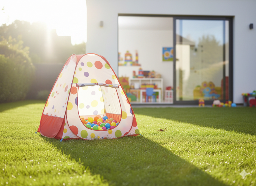 Pop-Up Ball Pit Play Tent with 50 Balls