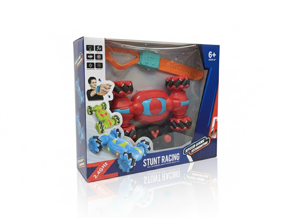 2.4GHz Gesture Control Transforming Stunt RC Car