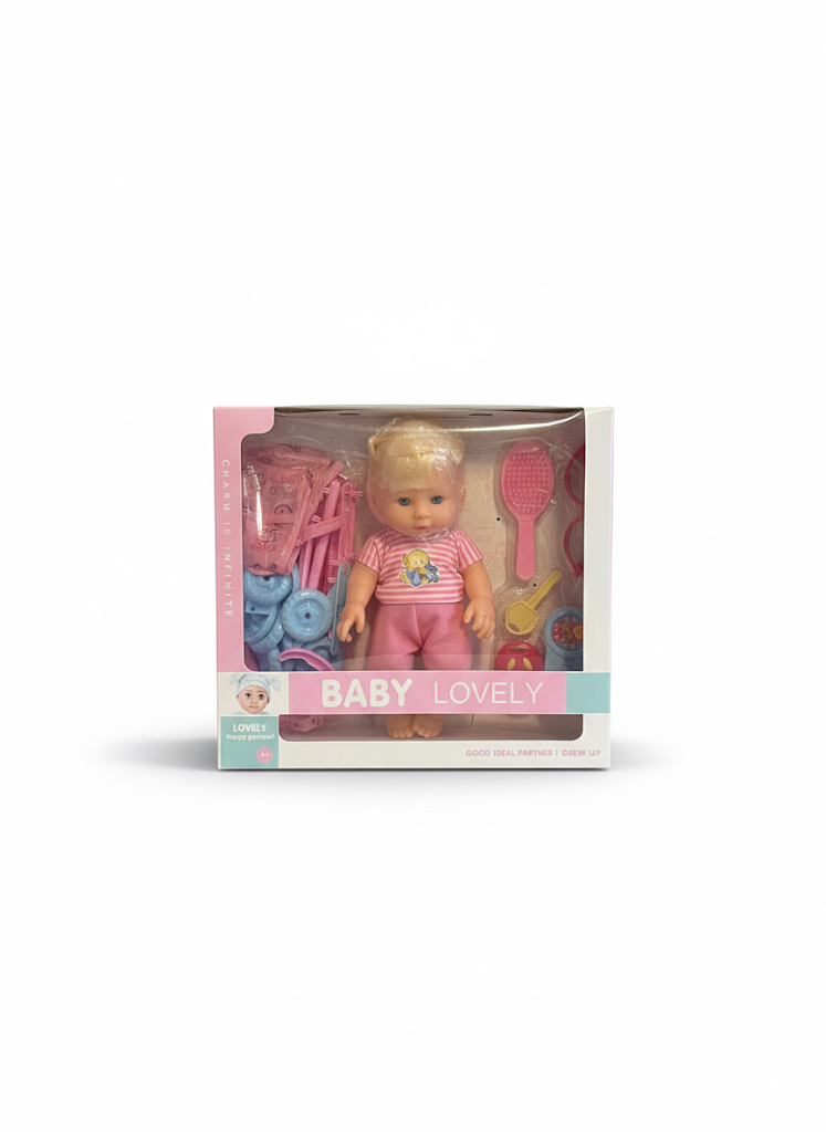 Baby Lovely Doll with Accessories Set