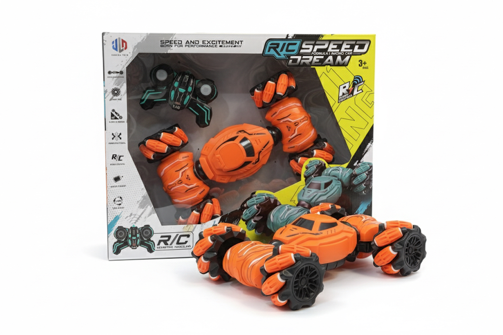 Transforming Stunt RC Car