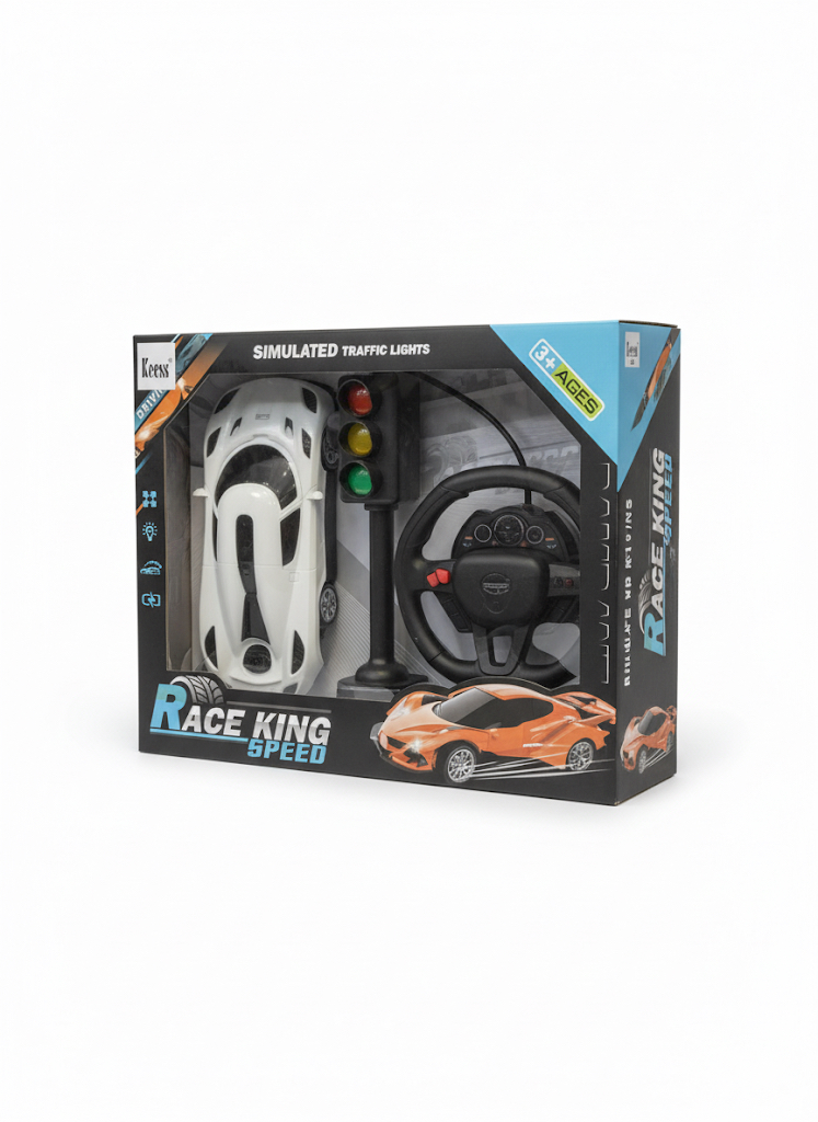 Race King RC Car & Traffic Light Set