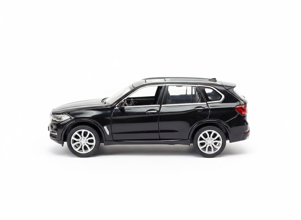 1:28 Scale Black Alloy Car Model