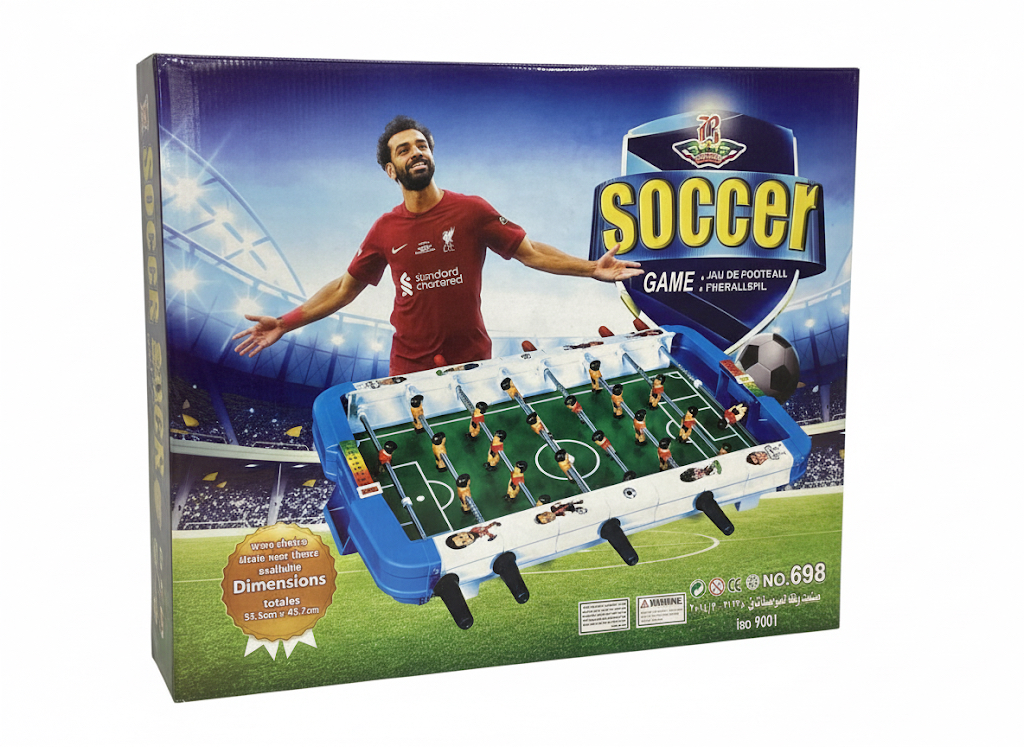 Compact Table Soccer Foosball Game