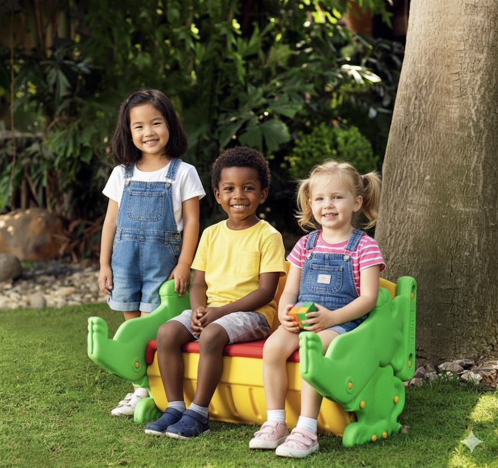3-in-1 Kids' Activity Bench