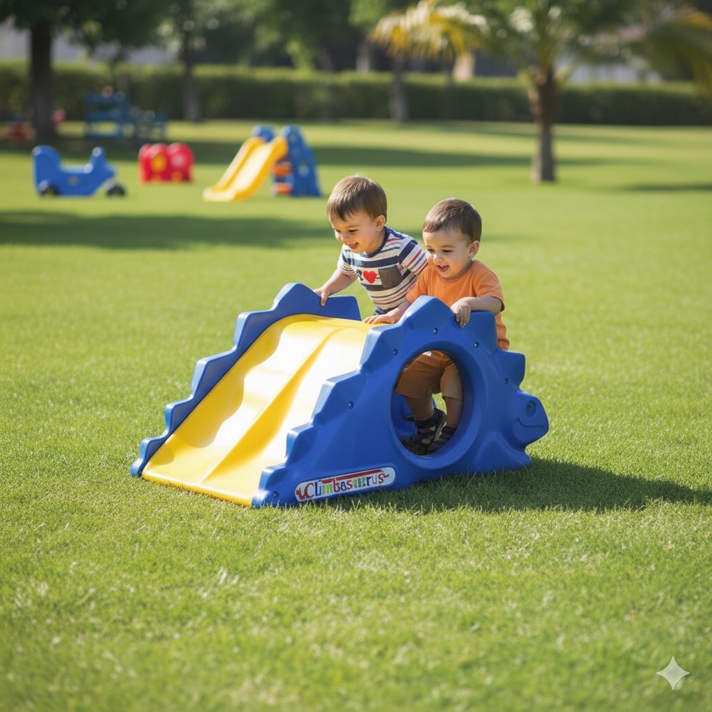 Toddler Slide & Tunnel Climber