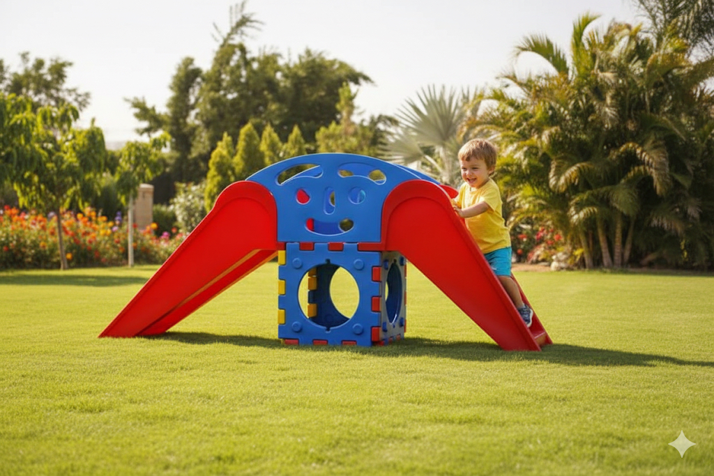 Kids' Double-Sided Face Slide Climber (325x145 cm)