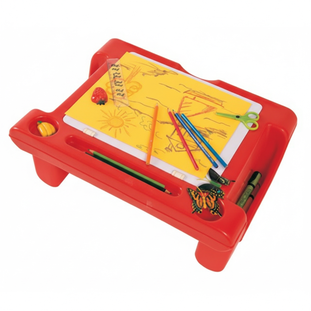 Portable Kids' Art & Activity Desk with Storage (51x38x25 cm)