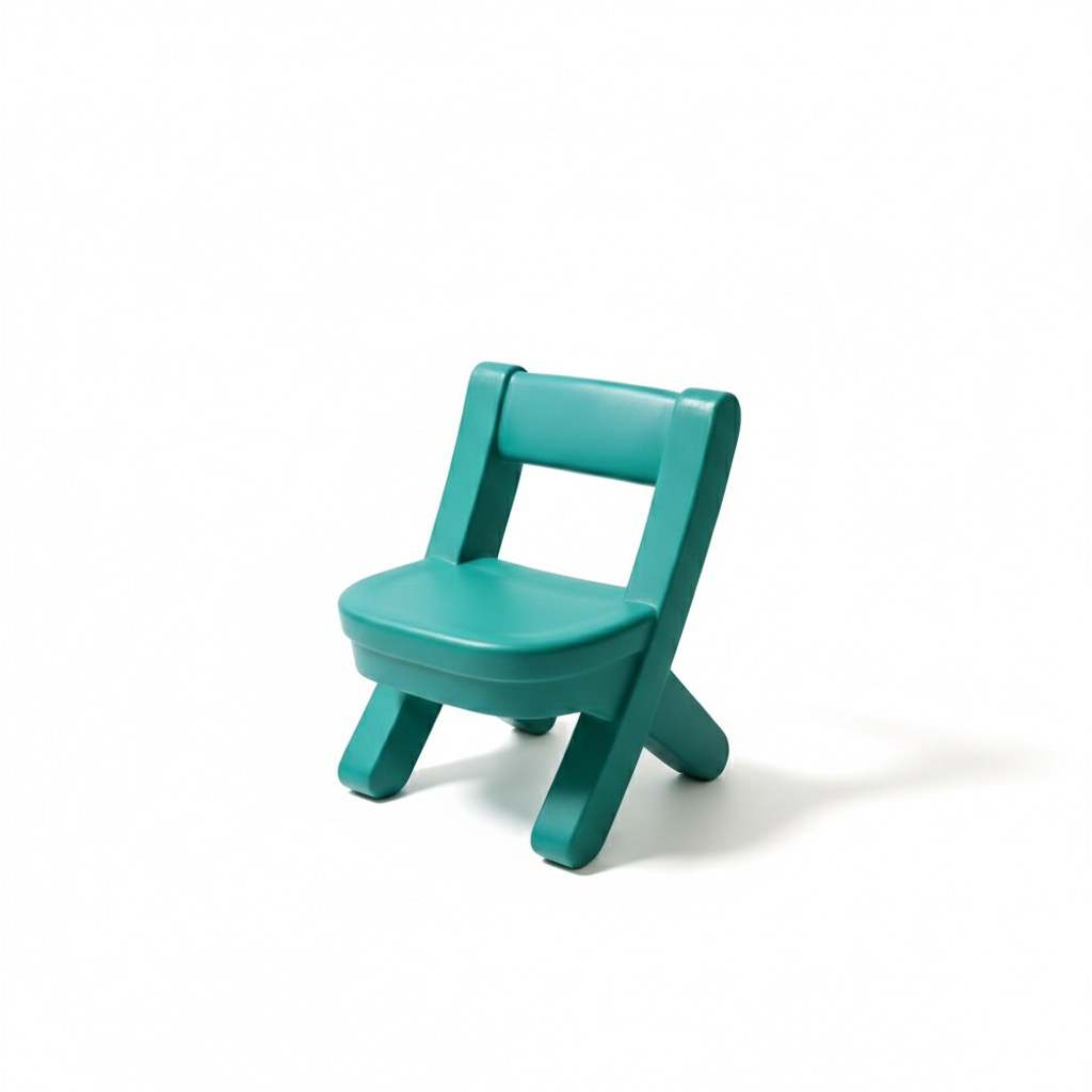 Kids' Durable Stackable Plastic Chair (46 cm High)