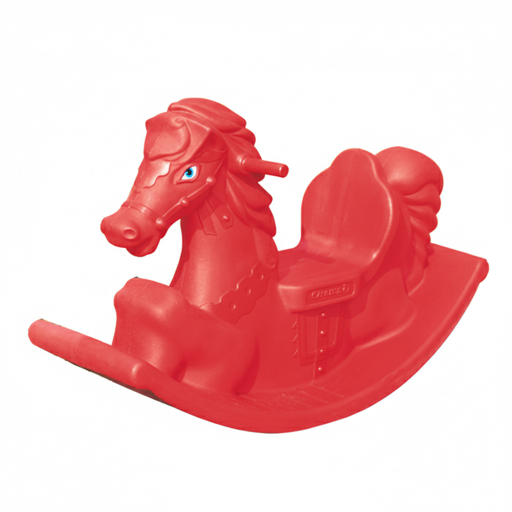 Classic Toddler Plastic Rocking Horse (83x30x53 cm)