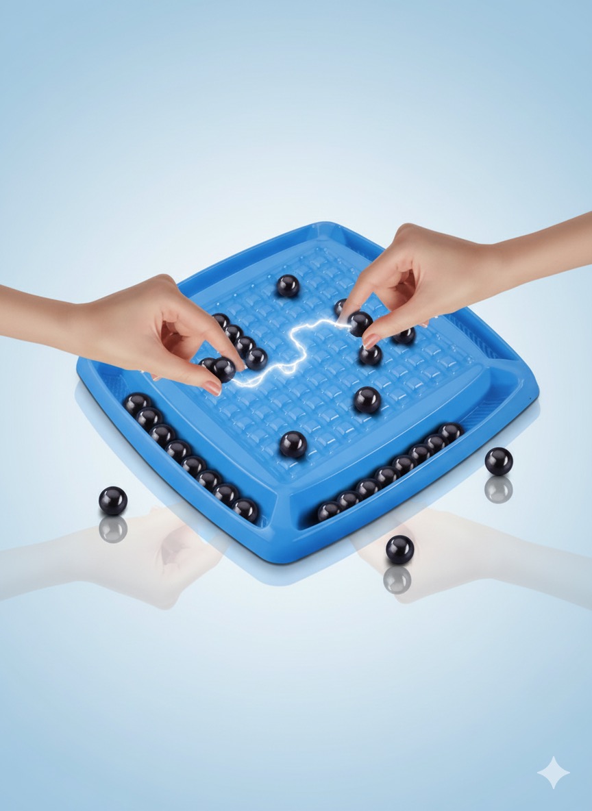 Magnetic Chess Thunder Stepping Puzzle Game