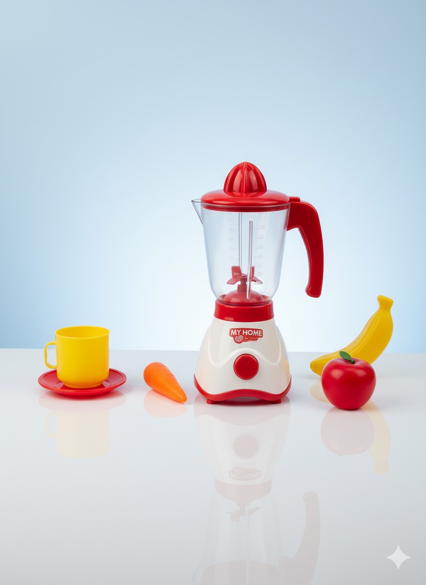 My Home Little Chef Electronic Toy Juicer Set