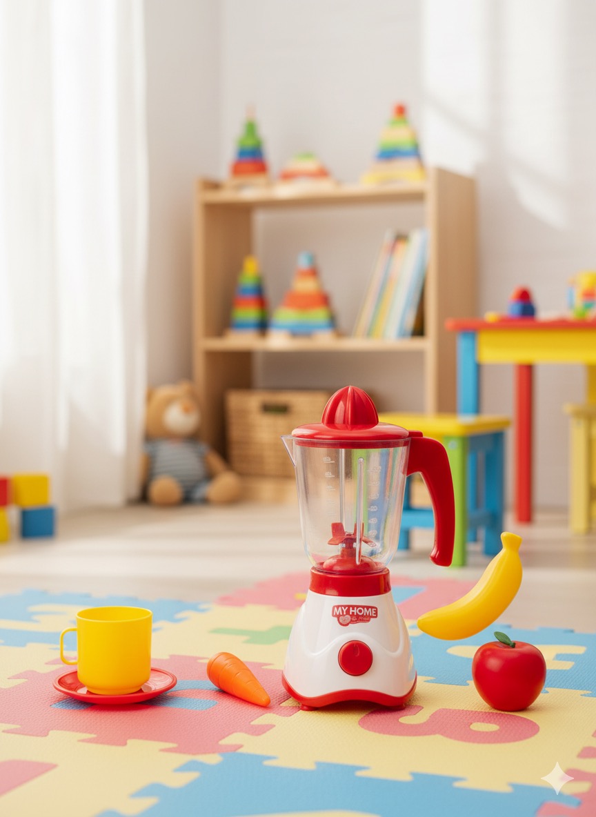 My Home Little Chef Electronic Toy Juicer Set