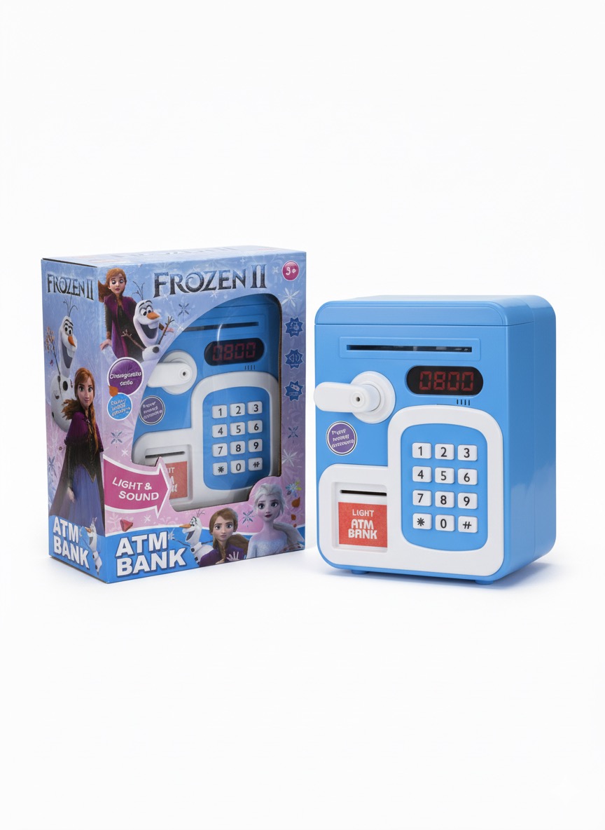 Electronic Password ATM Piggy Bank with Lights & Sound