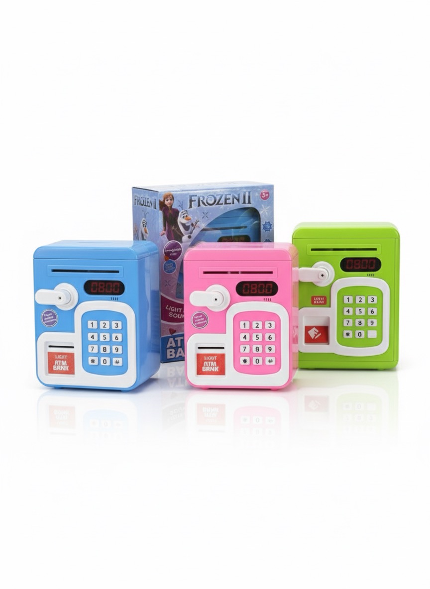Electronic Password ATM Piggy Bank with Lights & Sound