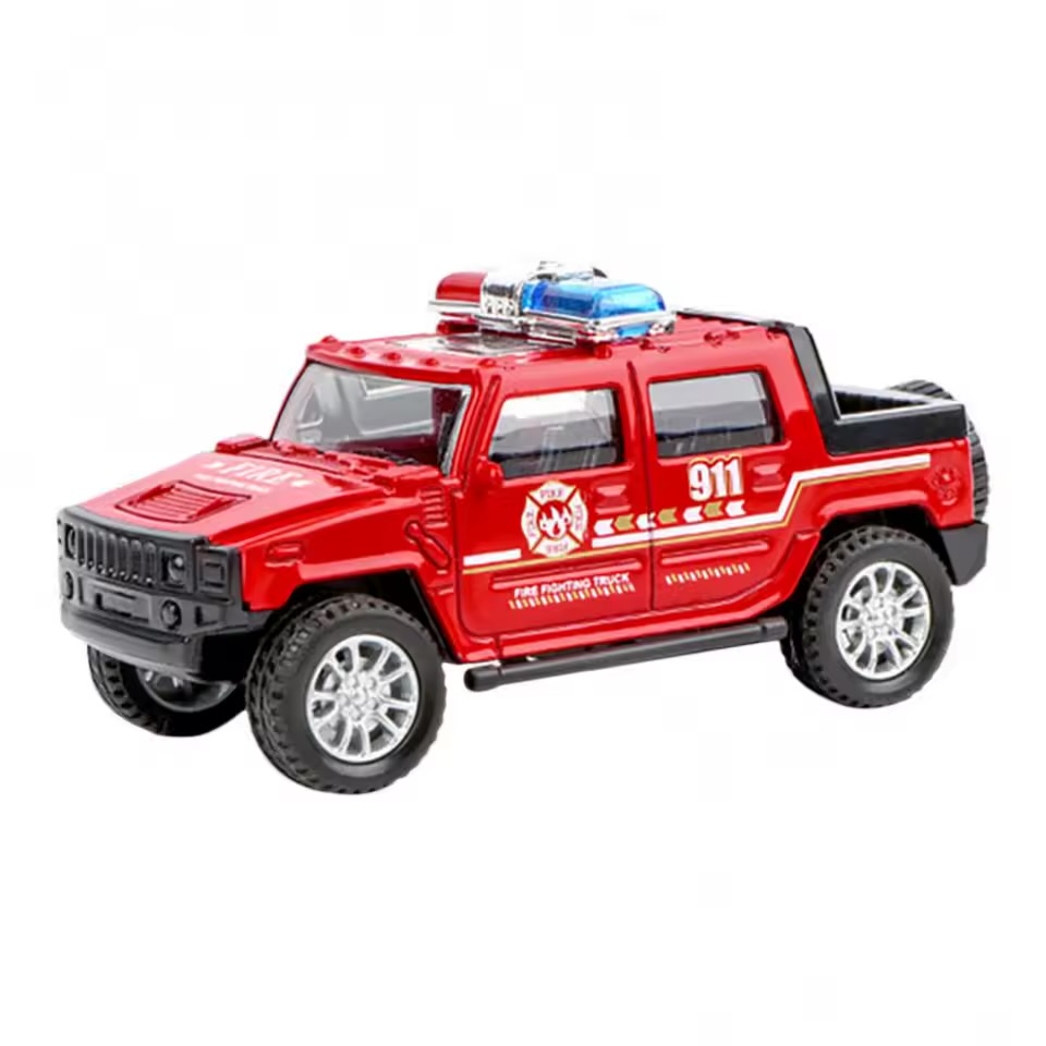 Metal police car