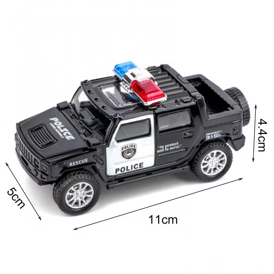 Metal police car