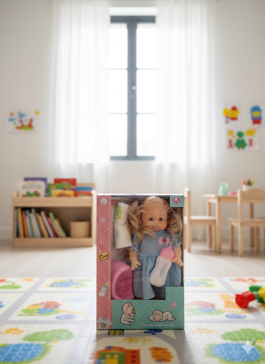 Interactive Drink & Wet Baby Doll Set