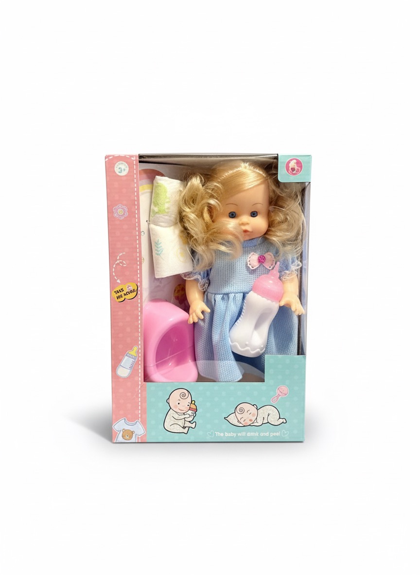 Interactive Drink & Wet Baby Doll Set