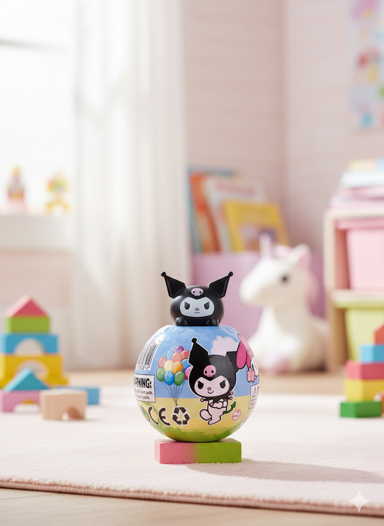 Kuromi Bubble Blind Box Collectible Toy (Single Unit)