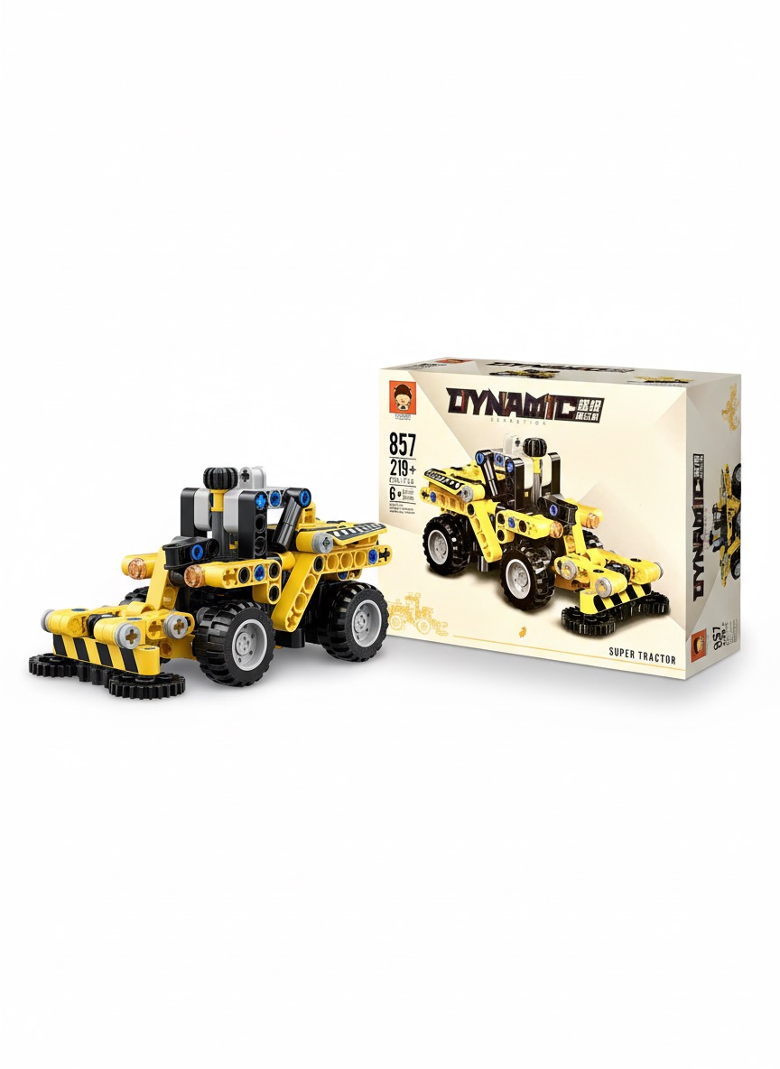 857-Piece Super Tractor Building Set