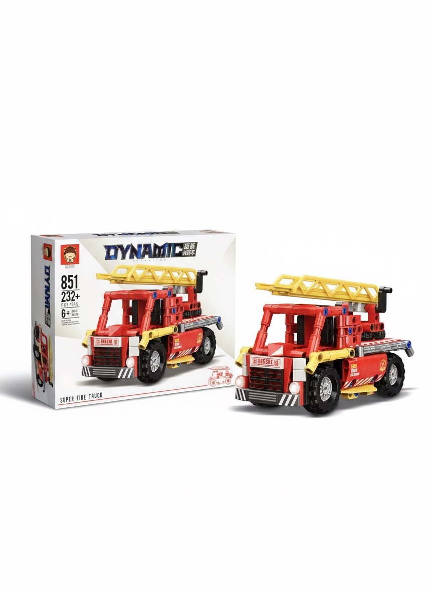 232-Piece Super Fire Truck Building Set