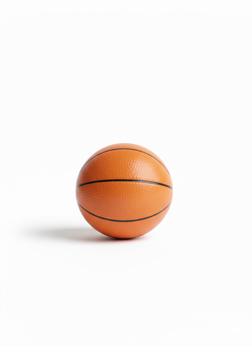 Hand-Sized High-Bounce Mini Basketball Toy