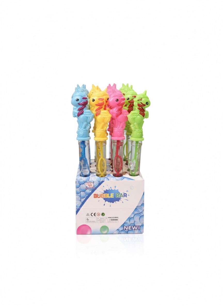 Unicorn Character Bubble Wand (Single Unit)
