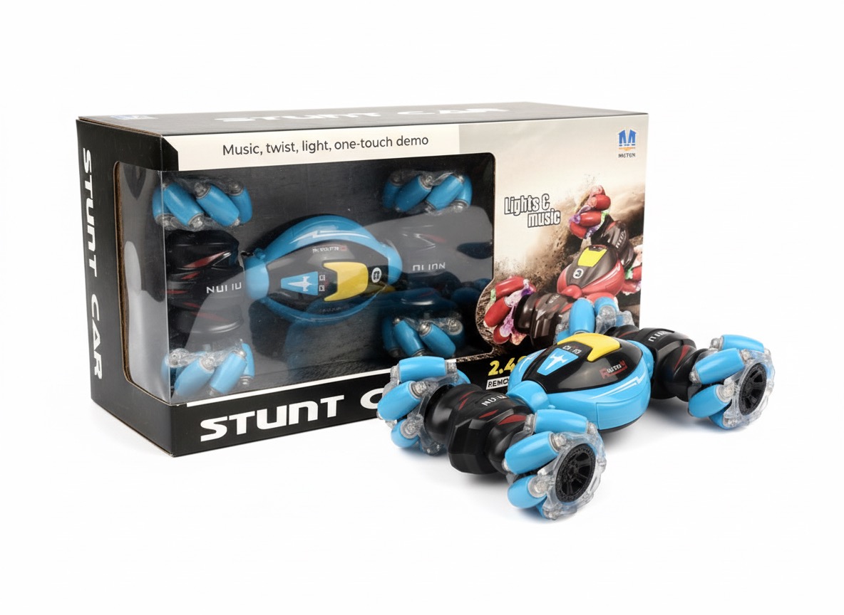 2.4G Light & Music Transforming Stunt RC Car