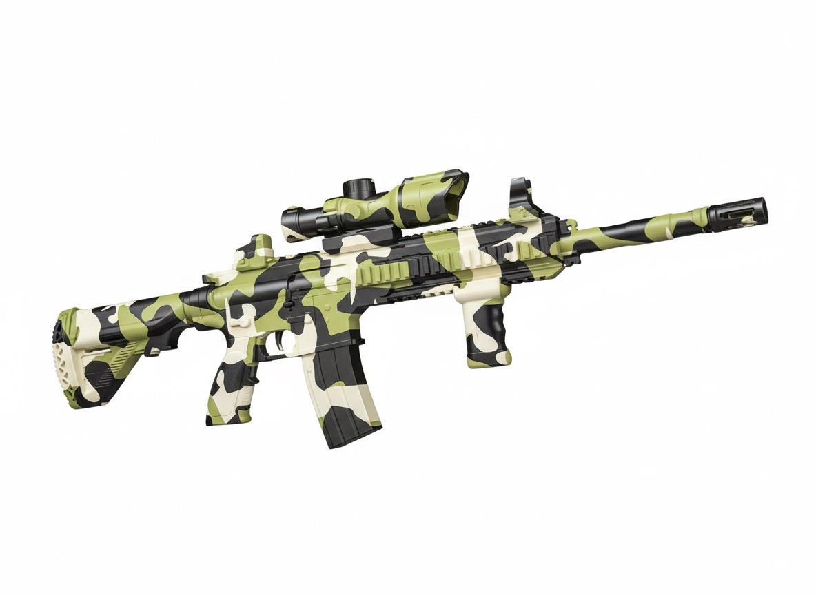 Camo Submachine Commando Toy Gun