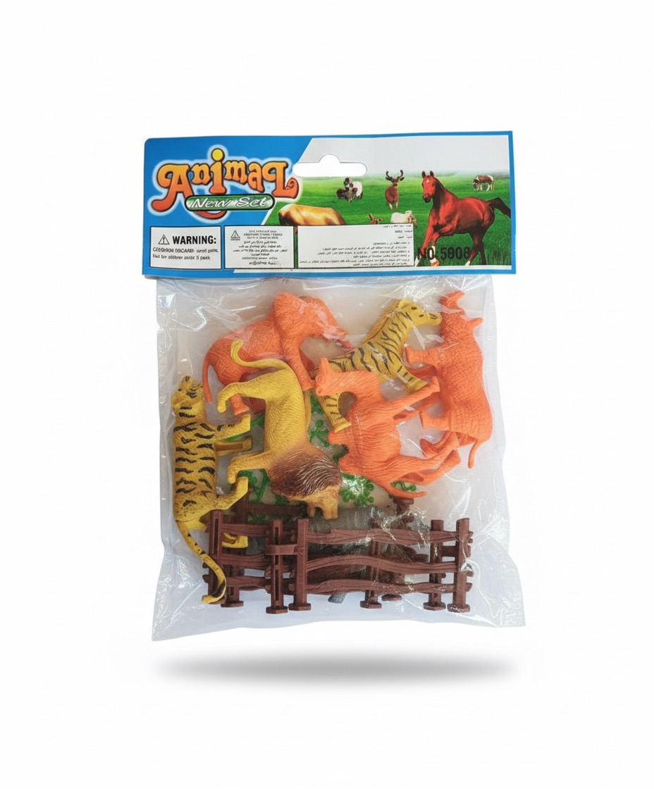 Jungle Animals - Small size - 6 pcs