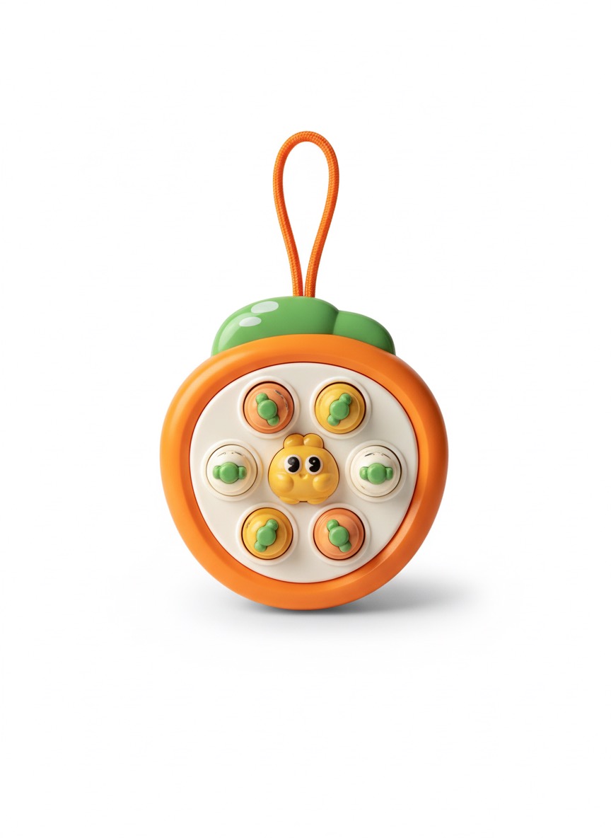 Portable Fruit-Themed Pop Fidget Sensory Toy