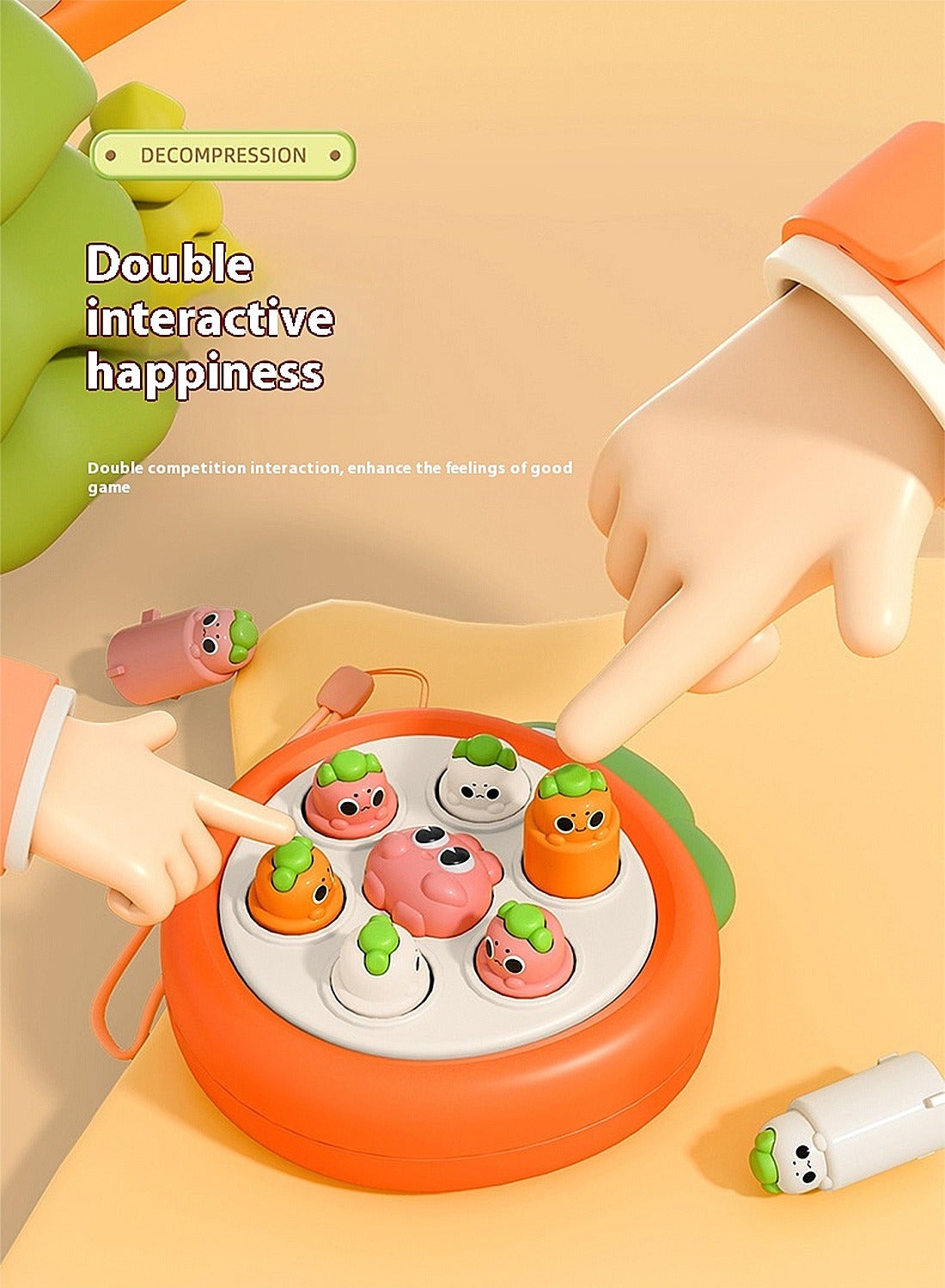 Portable Fruit-Themed Pop Fidget Sensory Toy