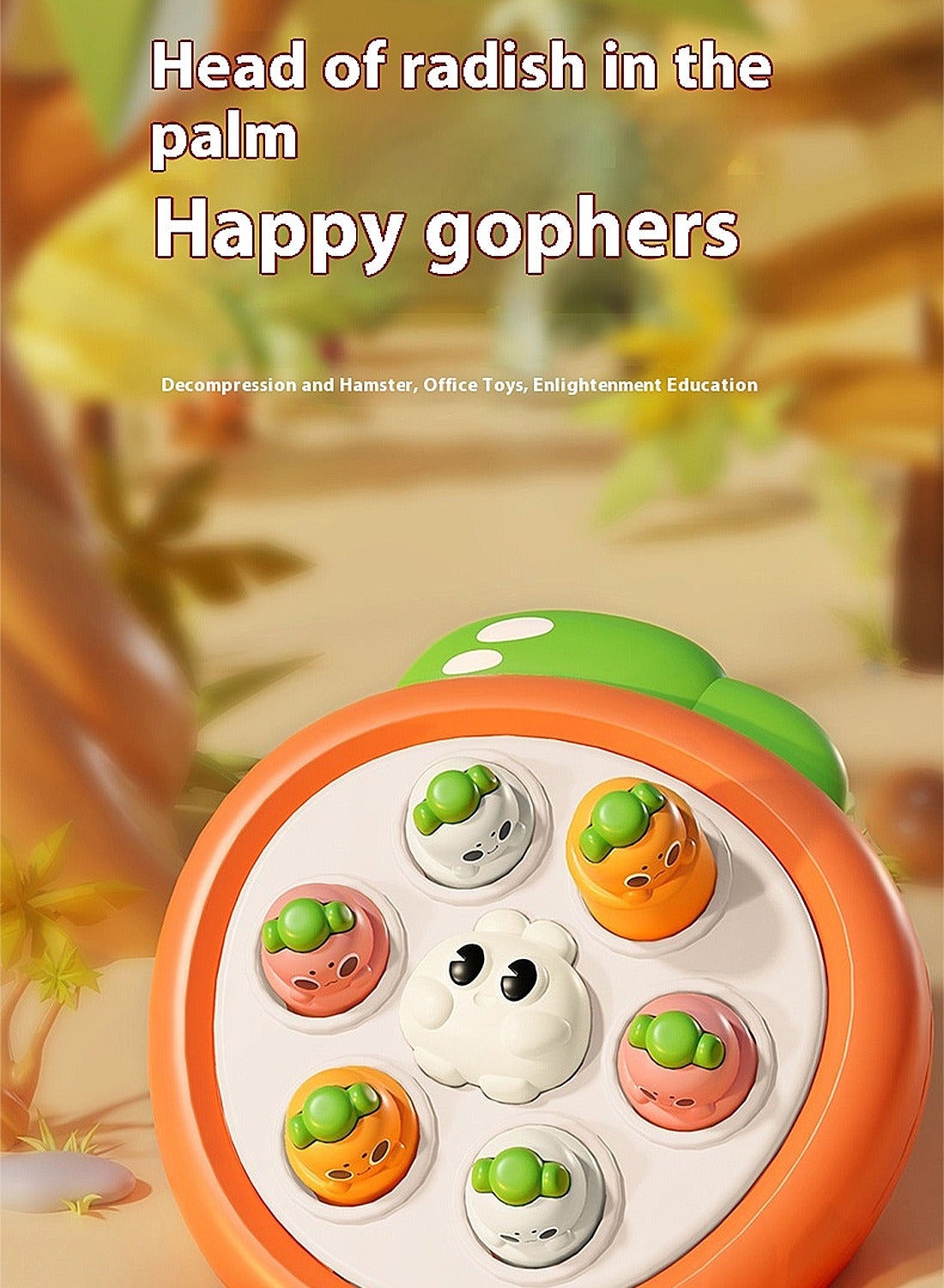 Portable Fruit-Themed Pop Fidget Sensory Toy