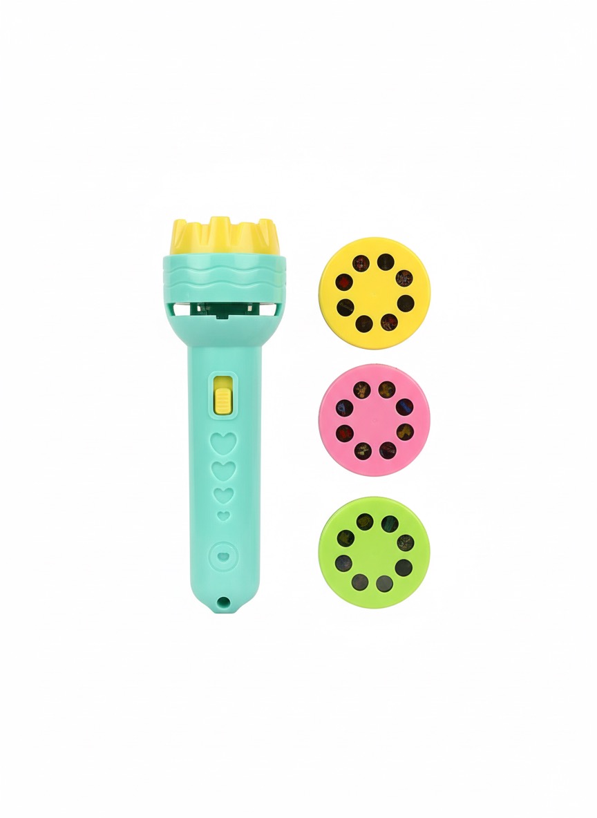 2-in-1 Kids' Projection Flashlight Toy