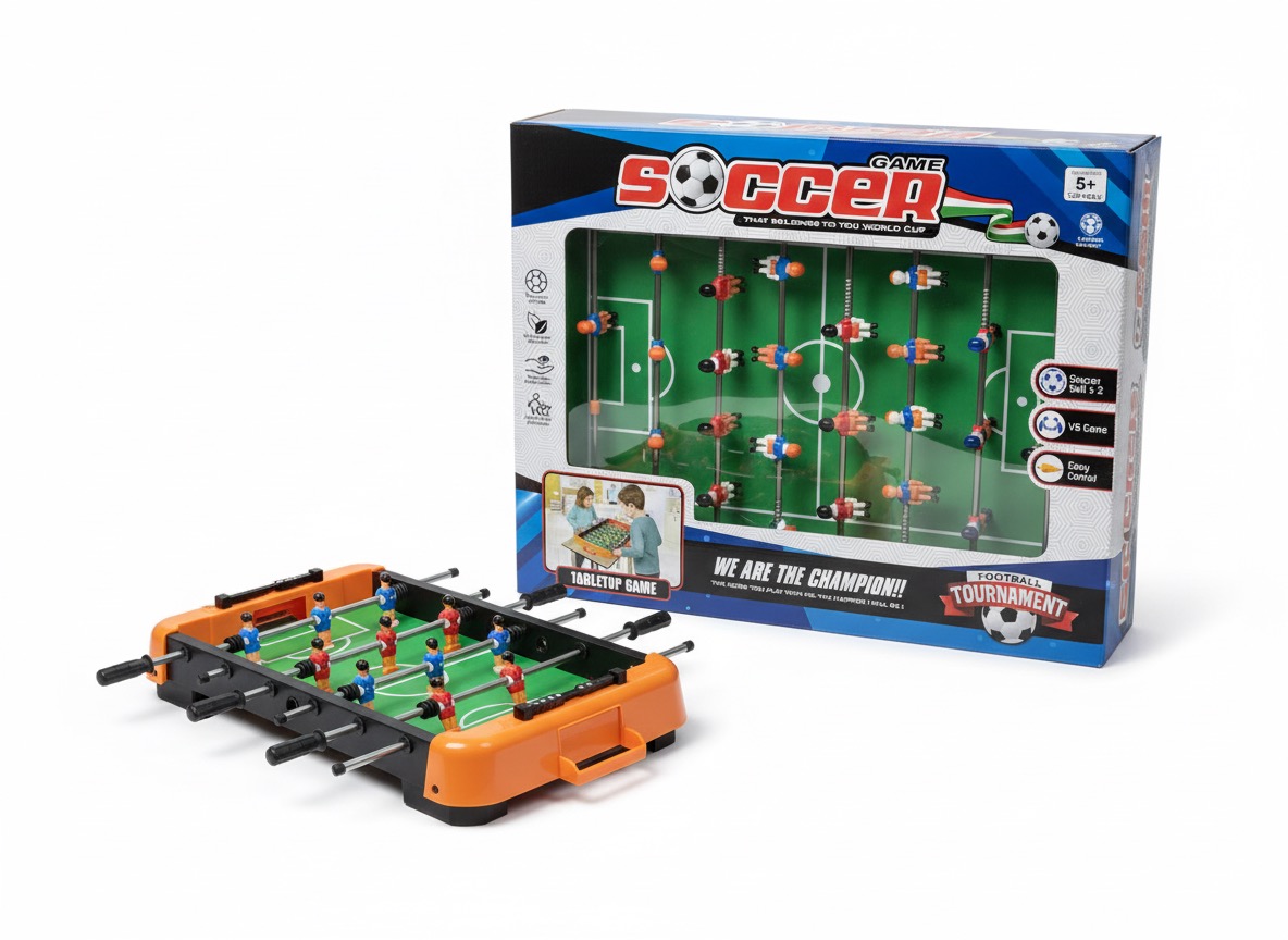 Large Tabletop Soccer Foosball Game