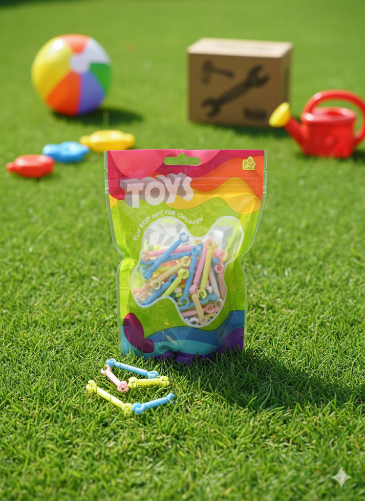 Colorful Interlocking Stick & Linker Building Set