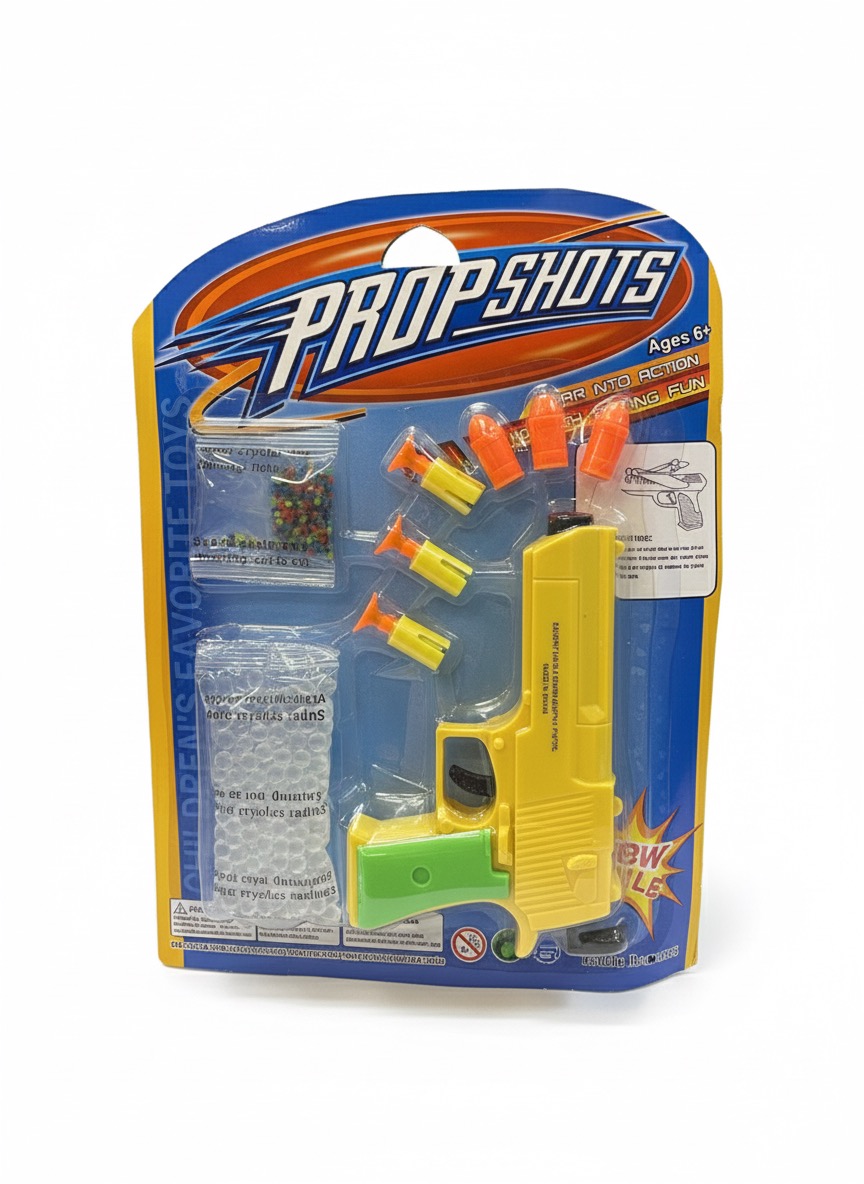 PROPSHOTS Dual-Ammo Water Gel & Foam Dart Blaster