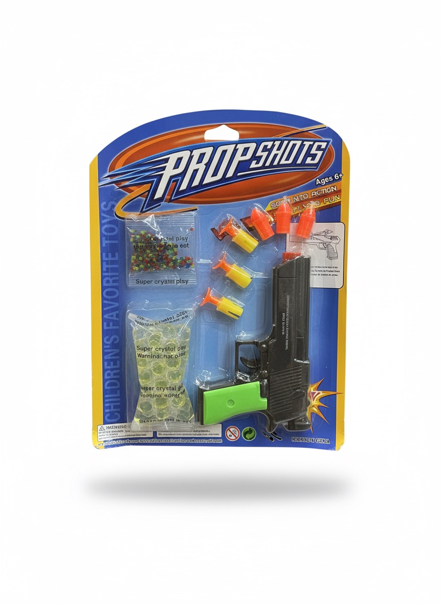 PROPSHOTS Dual-Ammo Water Gel & Foam Dart Blaster